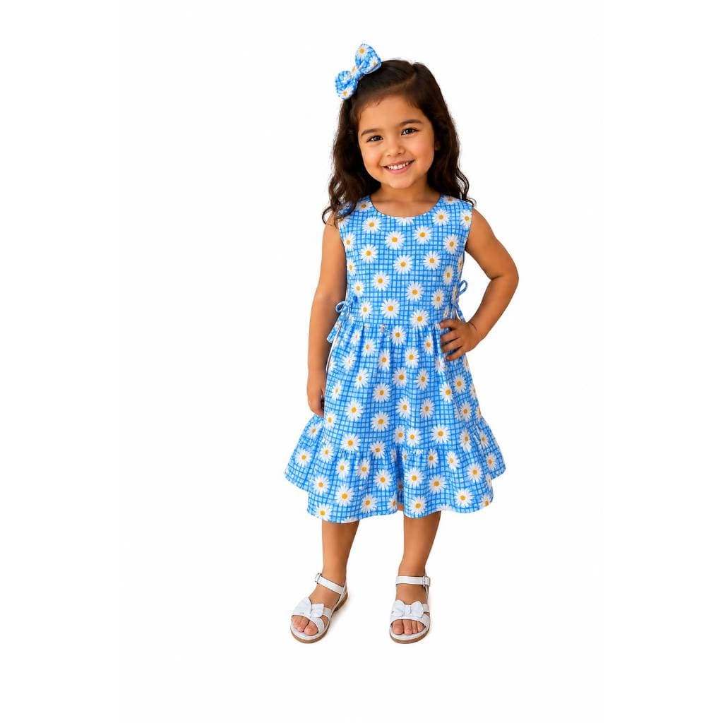 Vestido Infantil Santurine Estampado – Conforto, Charme e Qualidade