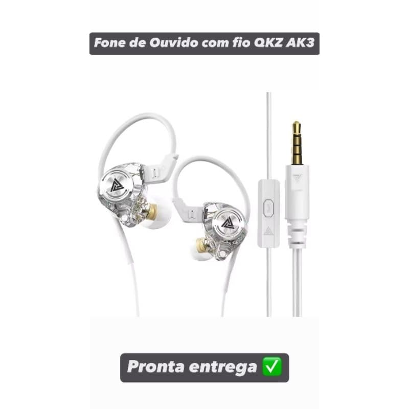 Fones De Ouvido De Música 9D Baixo Pesado 3,5 mm Com Microfone Preto Branco Vermelho