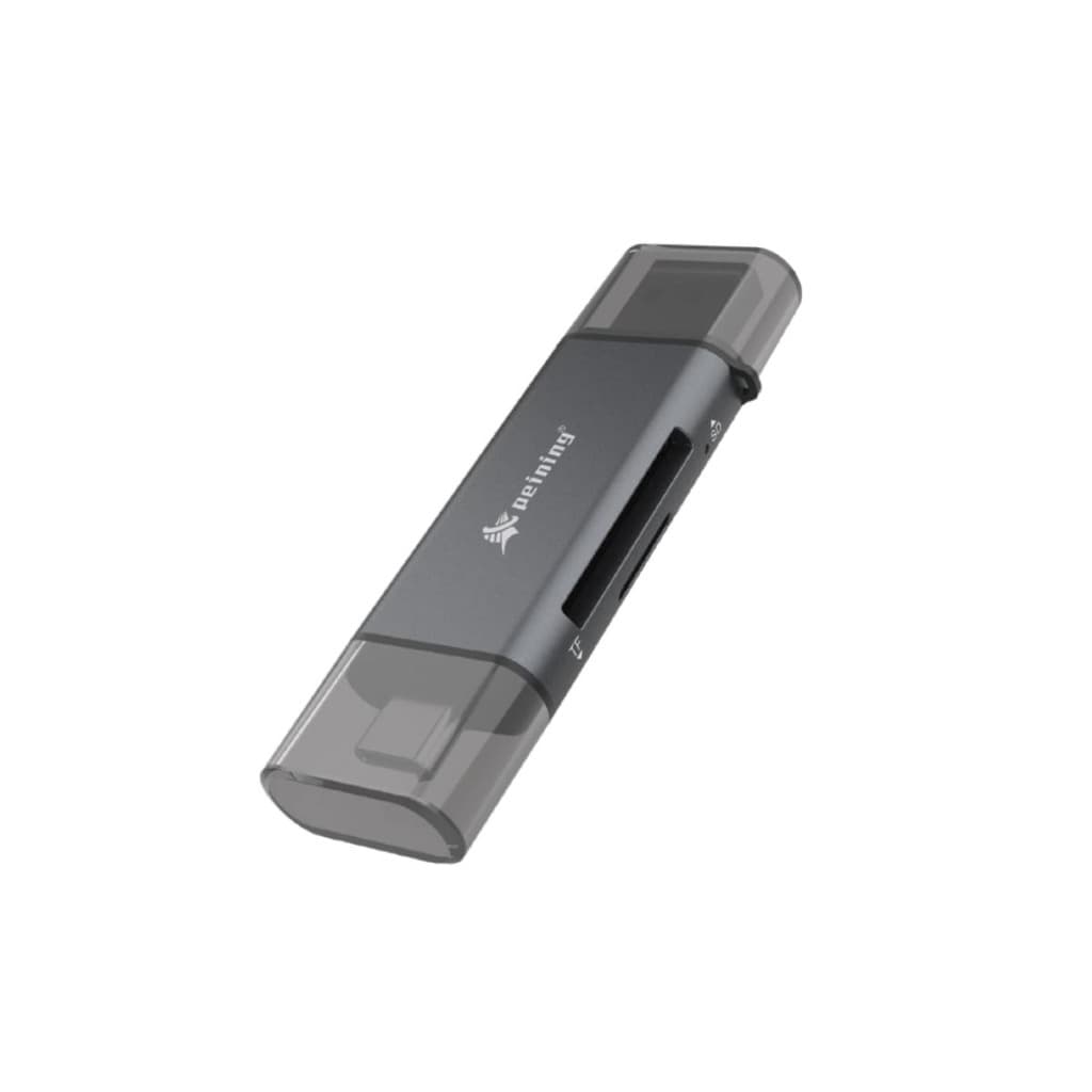 Leitor Cartão Memória Perining Usb 3.0 Usb-c Usb-a Preto