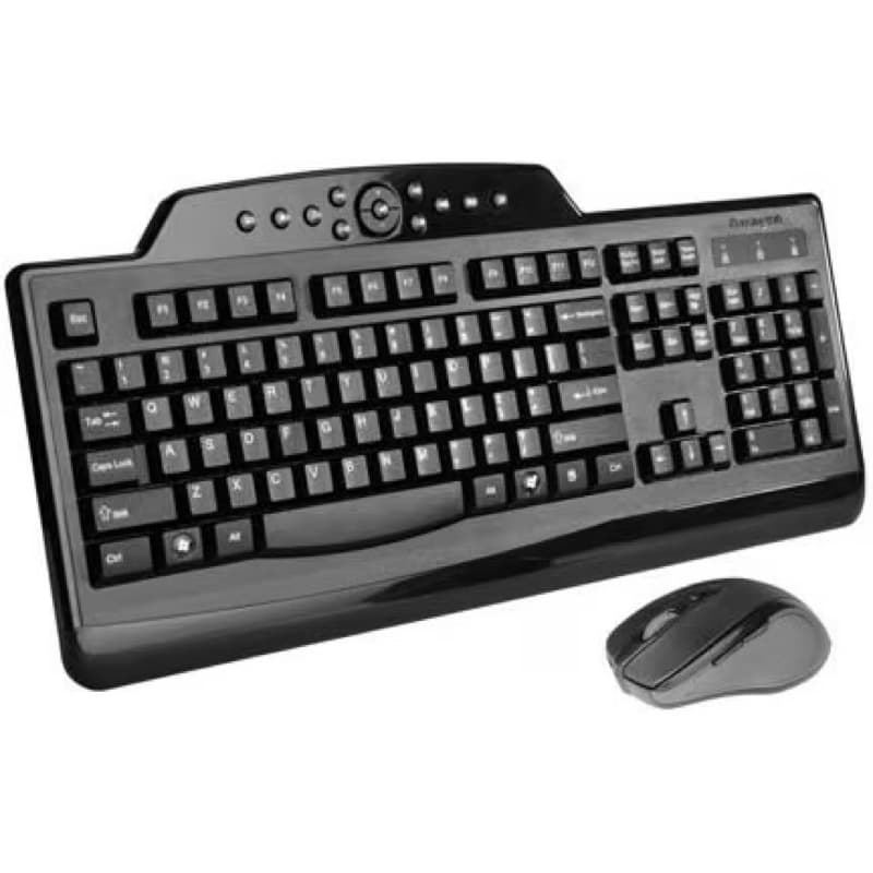 Kit Teclado e Mouse, Kensington, Sem Fio, USB, Preto