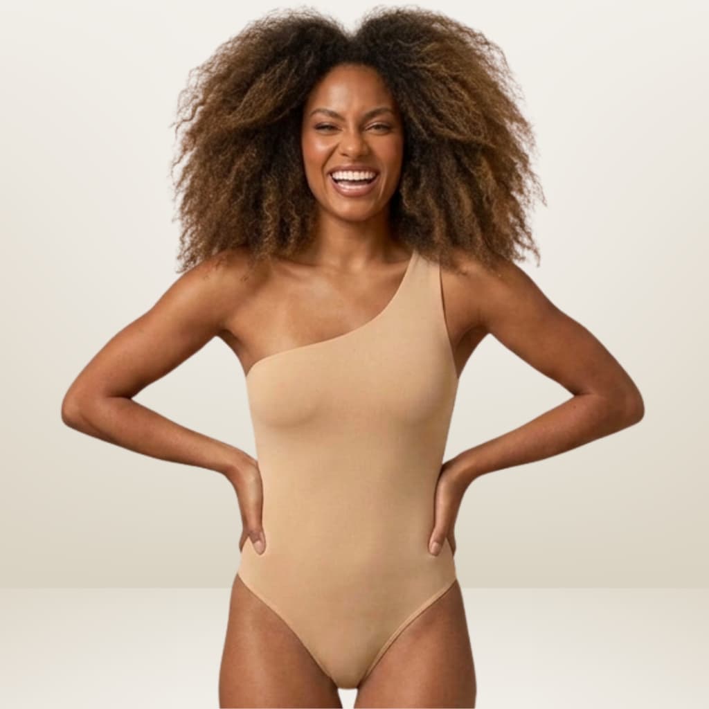 Body Feminino Um Ombro Só Mula Manca Suplex Com Forro Blusa Estilosa Blogueira Bodys Bore Casual Bory