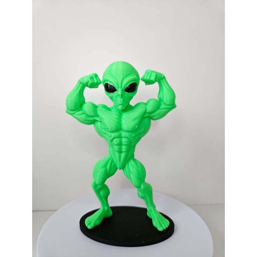 👽 Alien Maromba Decorativo em Impressão 3D | Presente Geek, Gamer e Fitness