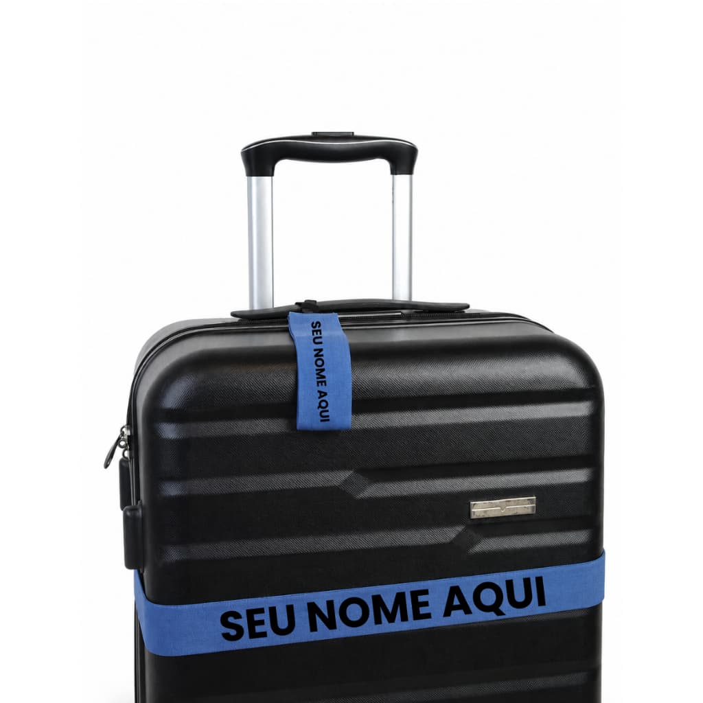 Kit Faixa e Tag de Mala Personalizada Cinto De Segurança Protetora De Mala De Viagem editar anúncio