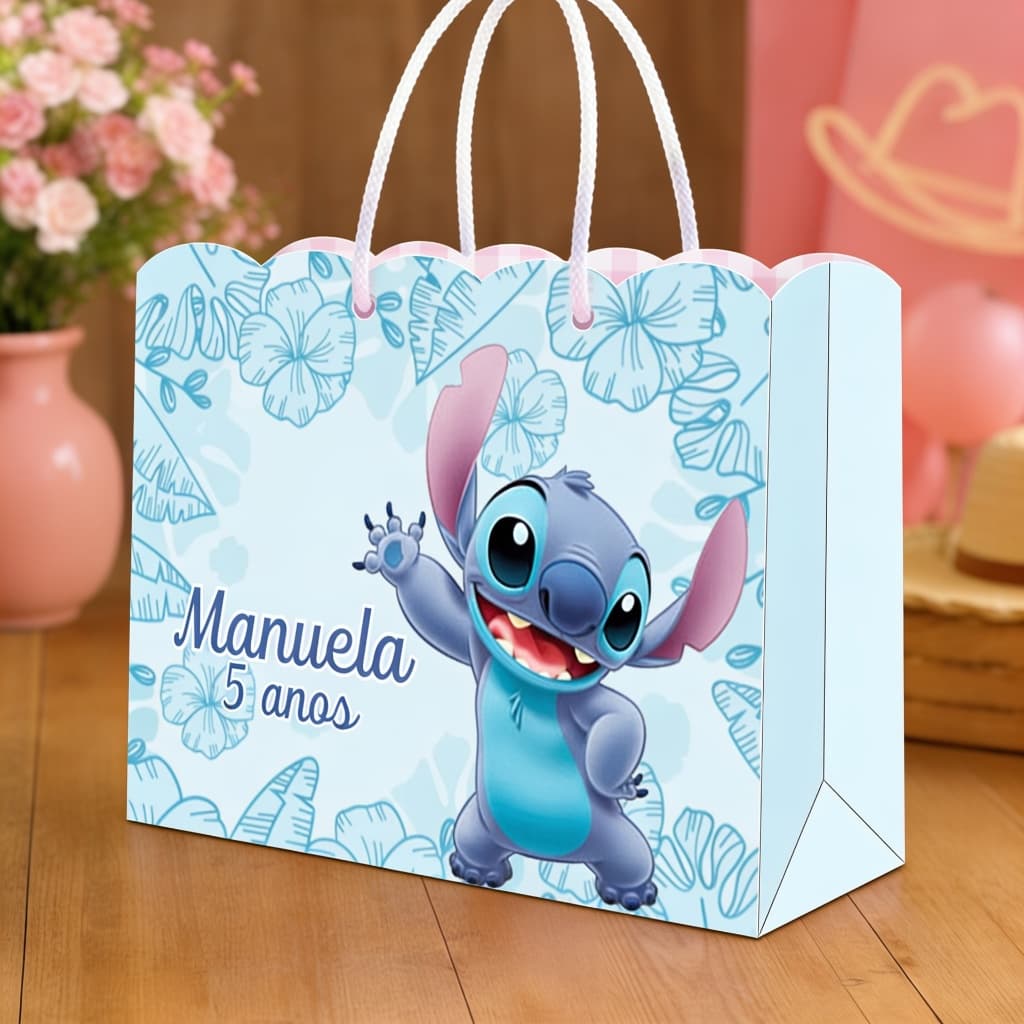 Sacola personalizada PEGUE E MONTE sacolinhas mimos lembrancinhas festa qualquer tema