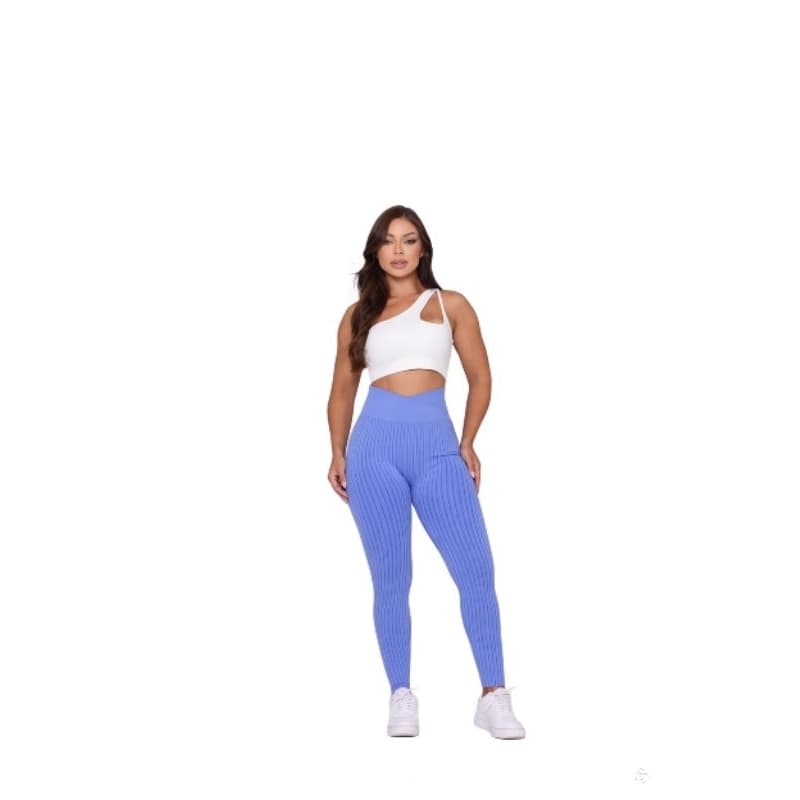 Calça Fitness  Canelada Alta Compressão Feminina – Do M ao GG | Conforto e Estilo para o Dia a Dia e Treinos