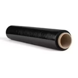 Bobina de Filme Stretch Preto 2kg 200mts Resistente e alta Aderência
