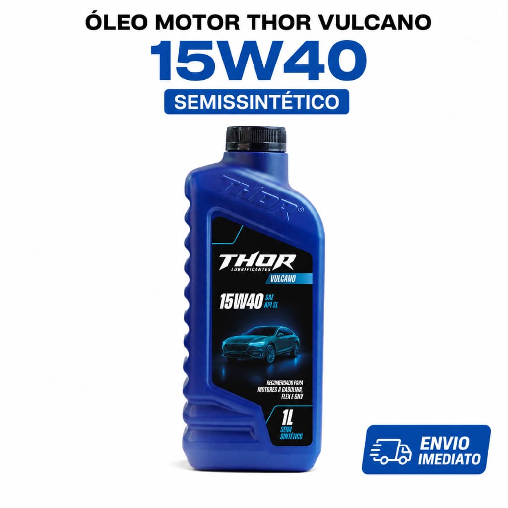Óleo Para Motor Thor Vulcano 15w40 Semisintético Lubrificante