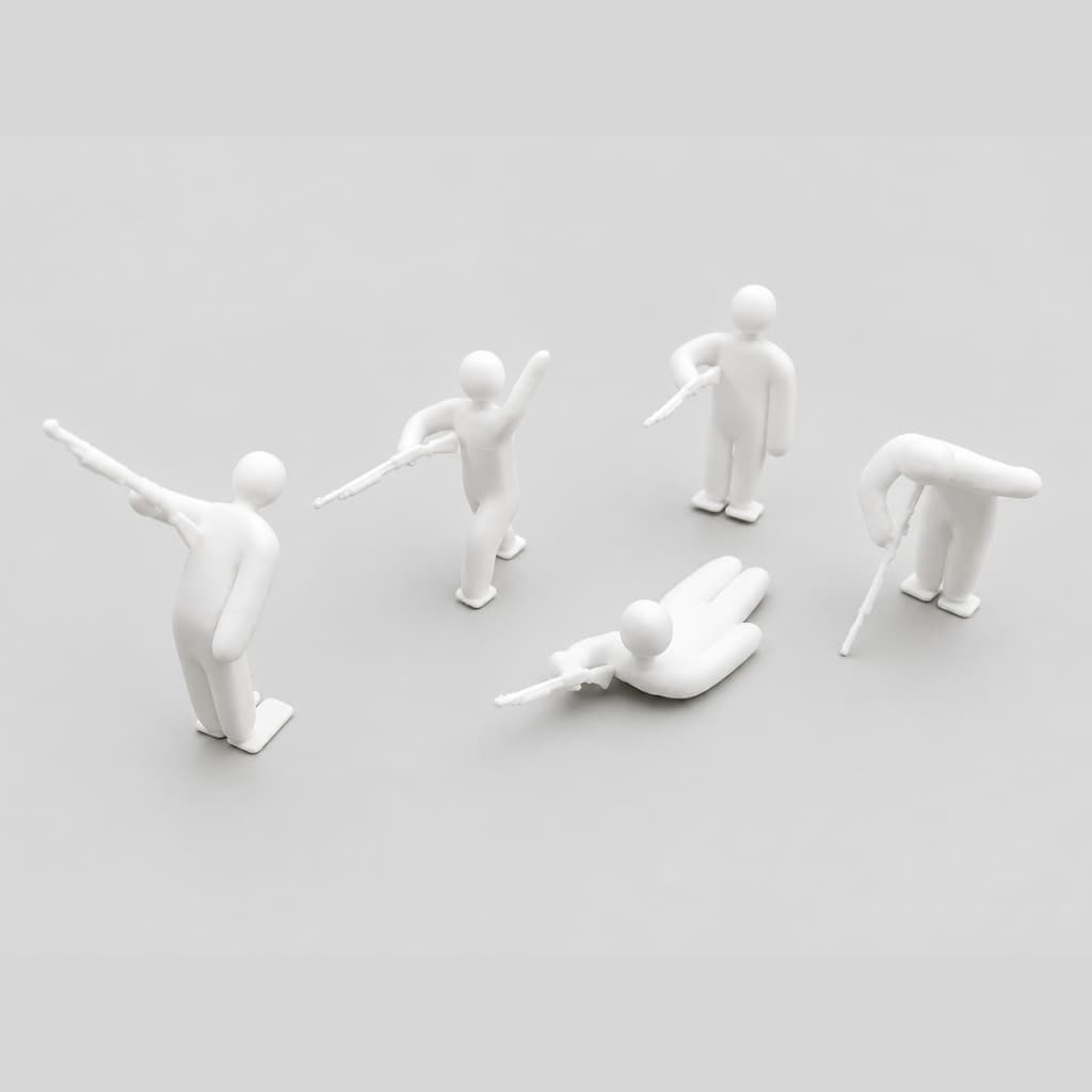 Kit Caçadores Mecha Chameleon Decorativo 3d
