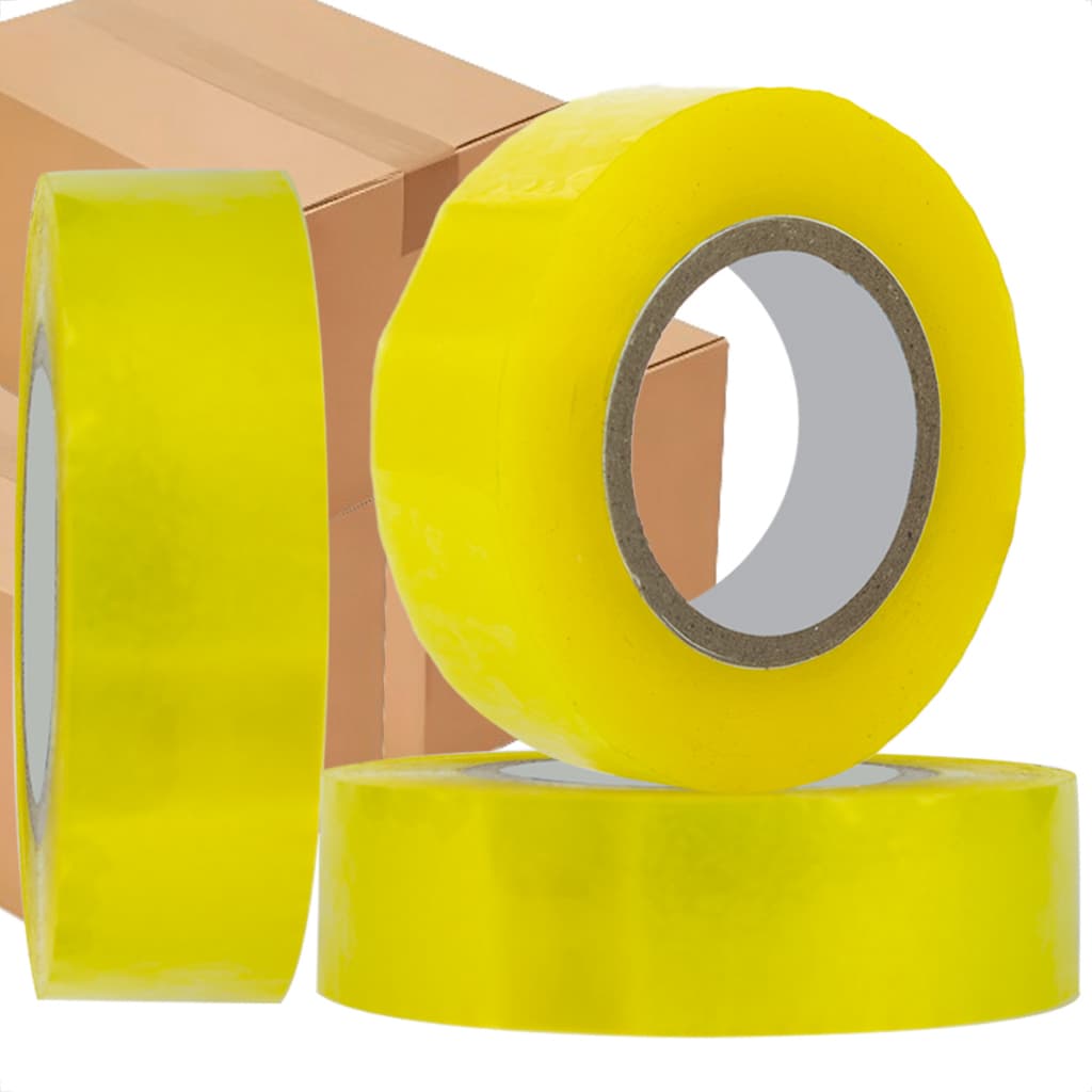 Kit 3 Fitas 500m Transparente Larga Grande Durex Adesiva Embalagem Papelaria Lacrar Caixas Ecommerce