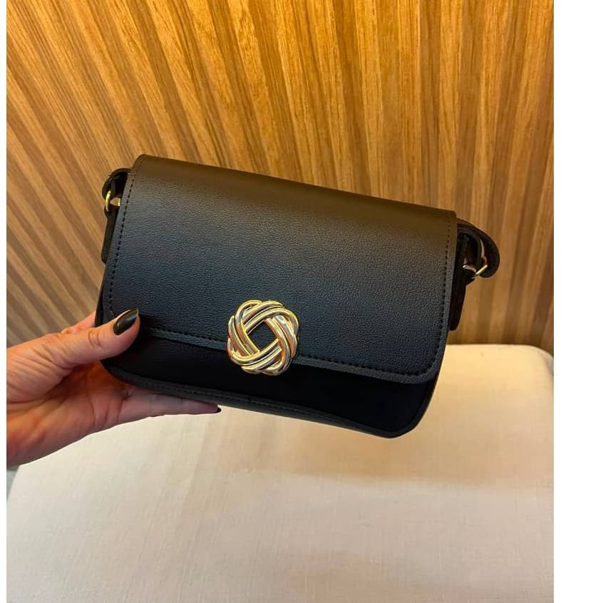 Bolsa Feminina Casual lançamento Metal Dourado Alça ajustável promoção menor preço 2026