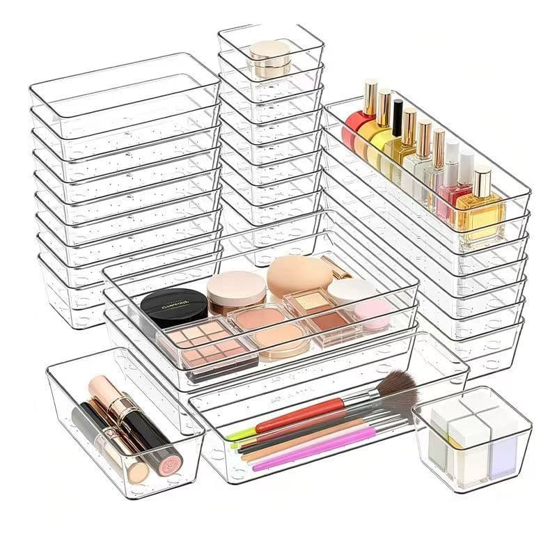 16 Organizadores Modular Multiuso Para Gavetas Mesa Organizadores, Armários, Geladeiras -R3