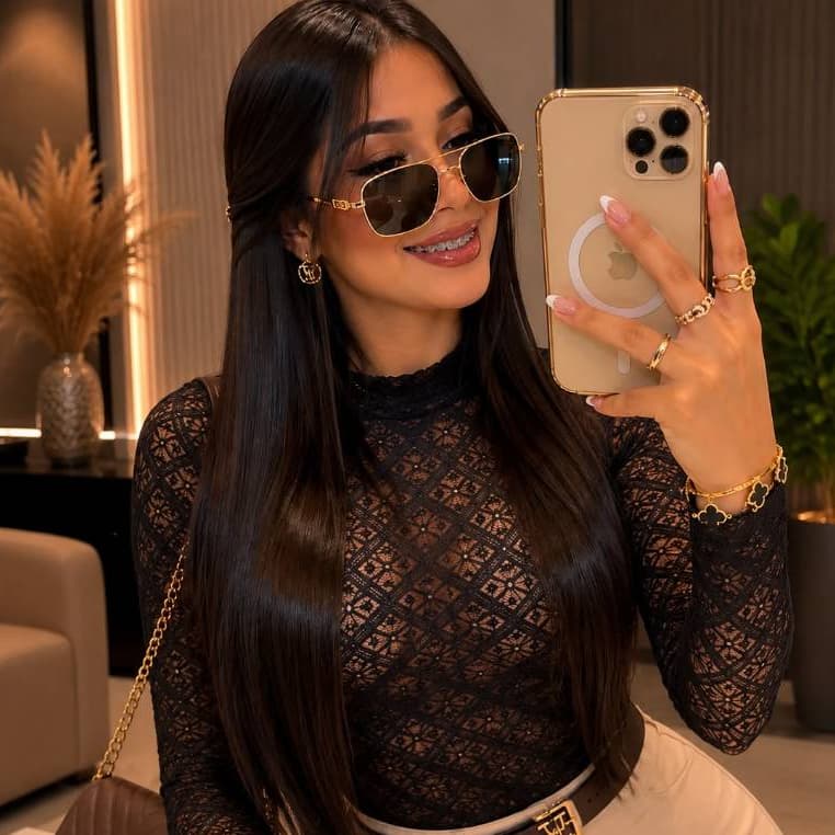 Body Renda Manga Longa Feminino Gola Alta  Tendência do Inverno  Estilo Transparente Elegante Casul Moda G