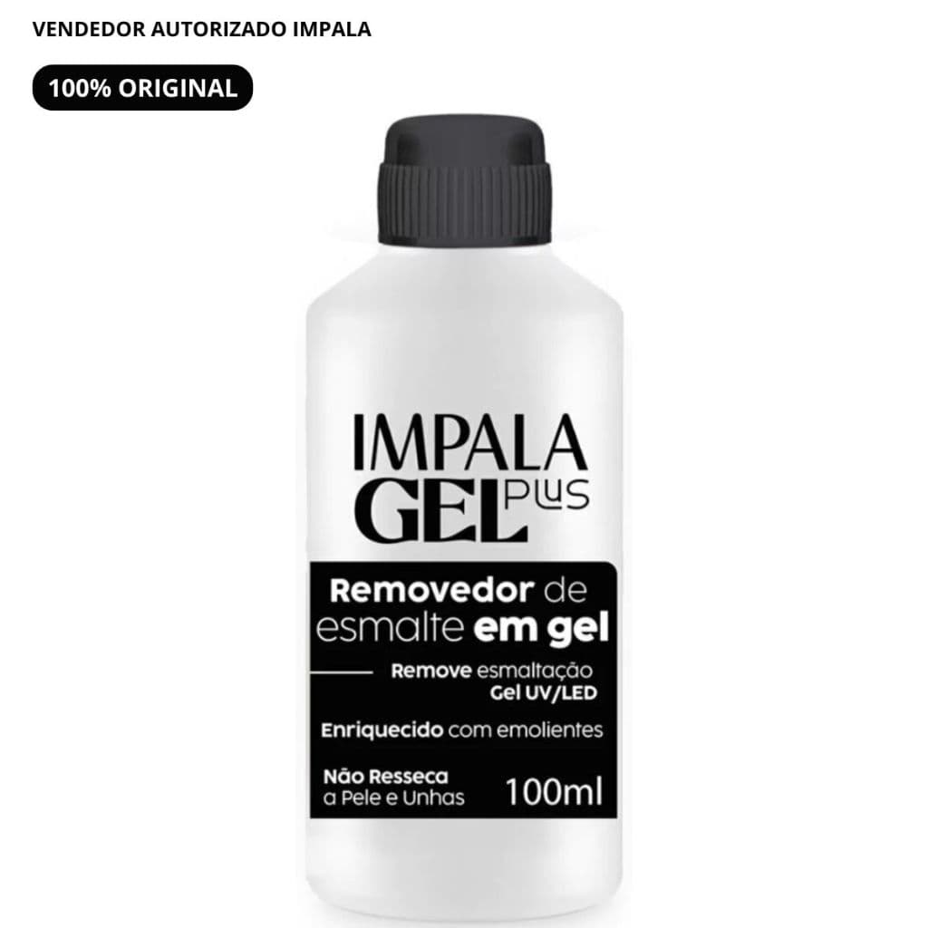 Removedor de Esmalte em Gel 100ml - Impala GEL Plus