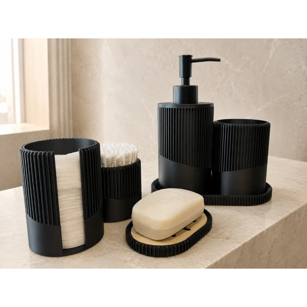 Kit Organizador para Banheiro – Elegância e Praticidade