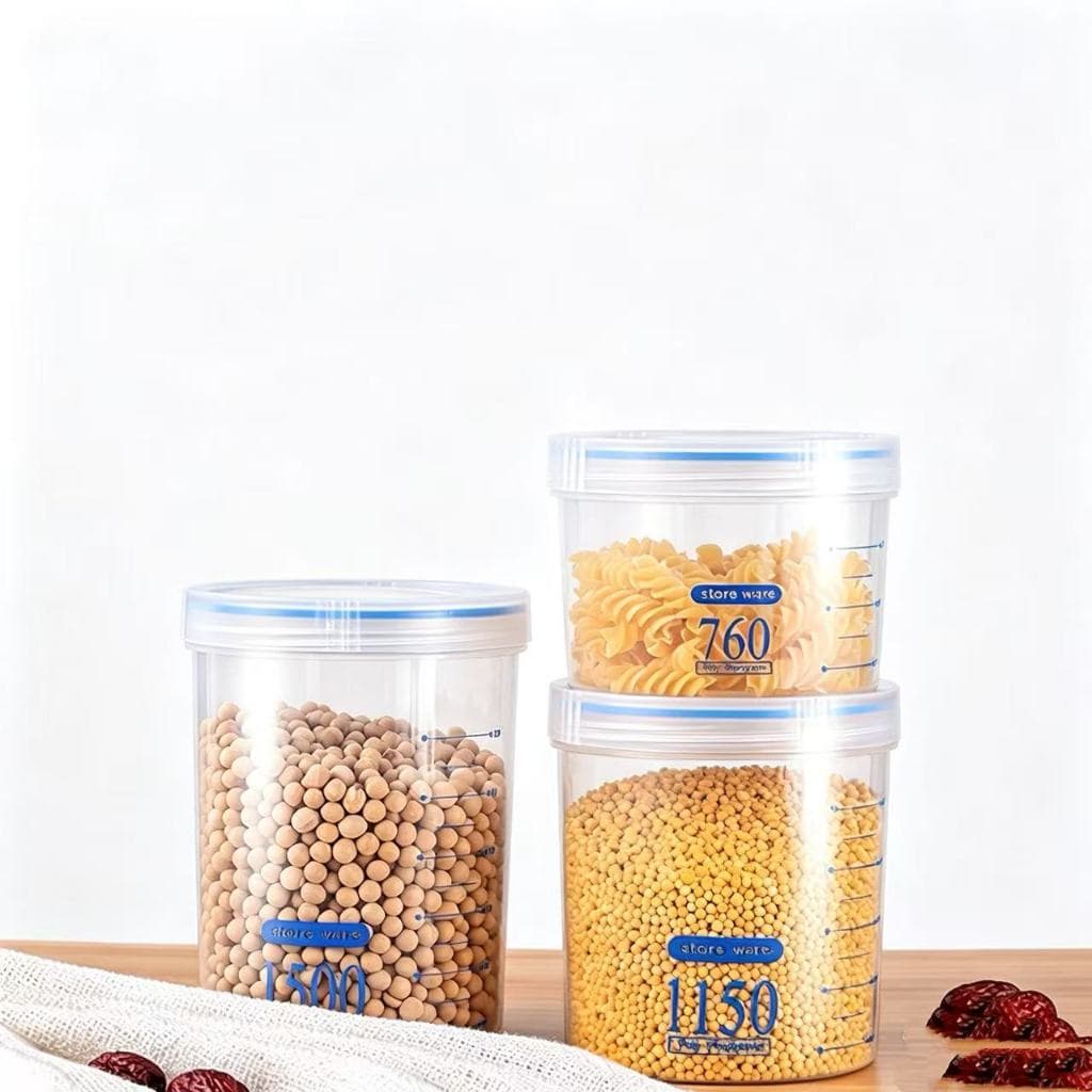 Pote Plástico Hermético 1150ml para Conservar Alimentos Cozinha