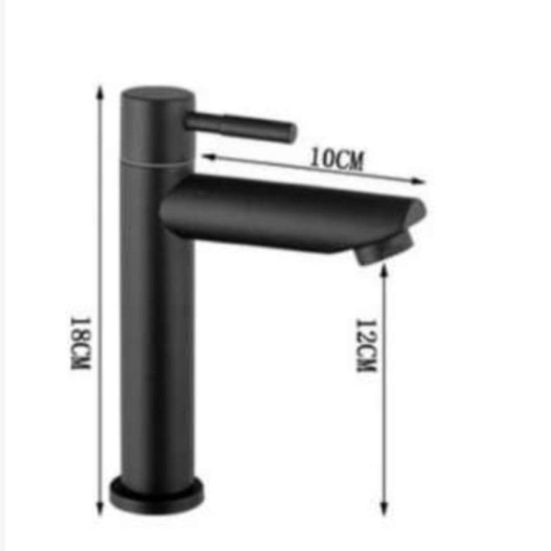 Torneira Inox Sus304 Bacia Do Banheiro Único Água Fria Torneira Reta Pilar