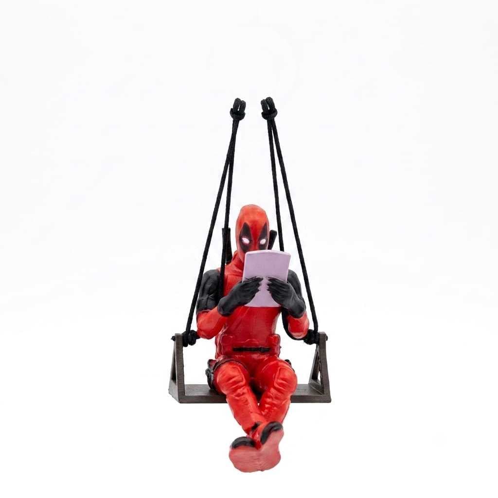 Acessório Deadpool para Carro - Boneco Decorativo no Balanço - em impressão 3D