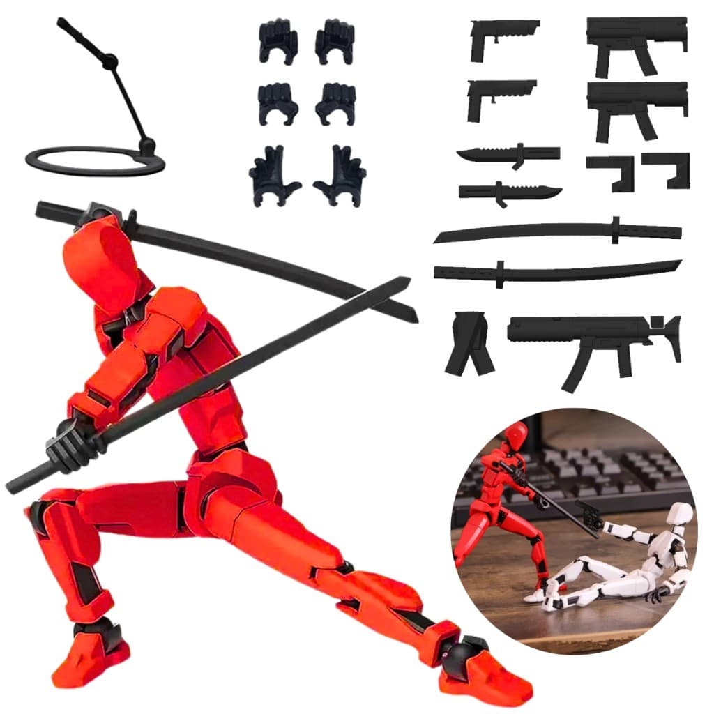 Boneco Dummy 13 Articulado Montagem 3D Presente Criativo Crianças Artistas Anatomia Stop Motion Desenho Ilustração