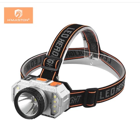 Lanterna de Cabeça Recarregável HW09 com LED de Alta Intensidade