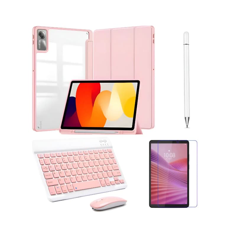 Teclado + Mouse + Capa + Caneta Para O Tablet Xiaomi Pad Se
