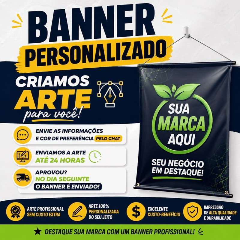Banner Personalizado Banner Criação Da Arte Grátis l
