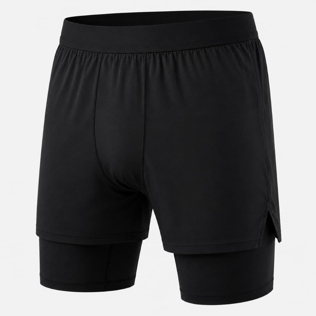 “Short de Compressão Masculino Preto , Bermuda Fitness, Short Academia e Short Esportivo ,Short comprensao Masculino con