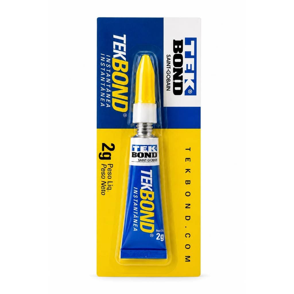 Cola Instantânea Tekbond 2g Multiuso Super Cola Secagem Rápida Alta Fixação