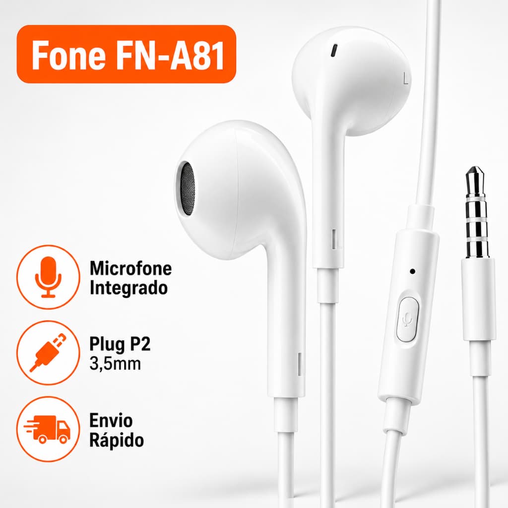Fone De Ouvido P2 Com Microfone Som Premium Promoção 3.5mm