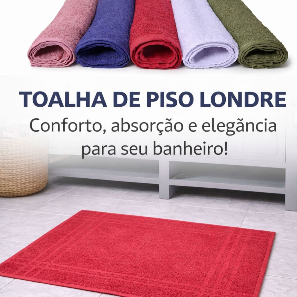 kit 5 toalhas felpudas tapete piso banheiro casa 45/65 grosso
