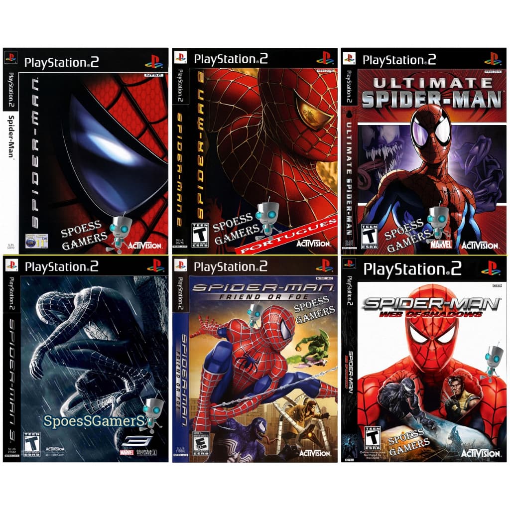 Spider-Man Homem-Aranha PS2 Compatível | Ação e Aventura | Clássico PlayStation 2