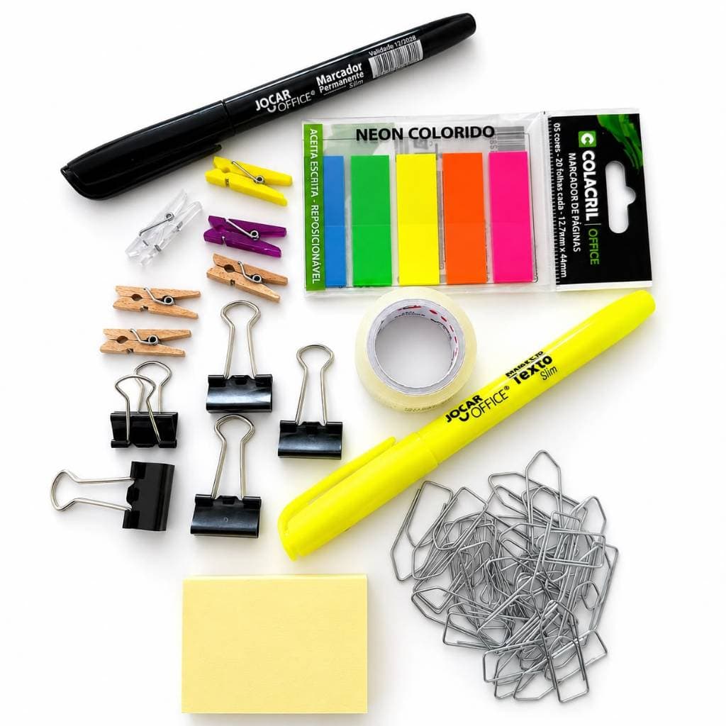 Kit Organizador de Páginas para Livros e Apostilas