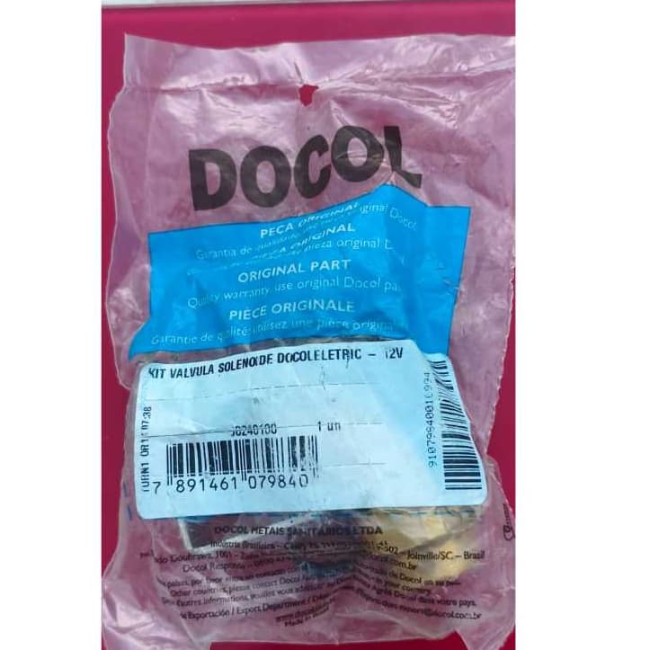Kit Válvula Solenóide Docoleletric Docol