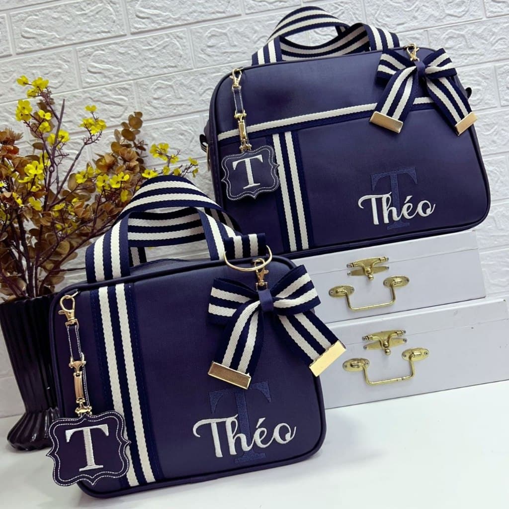 BOLSAS MATERNIDADE PERSONALIZADA COM NOME DE MENINO