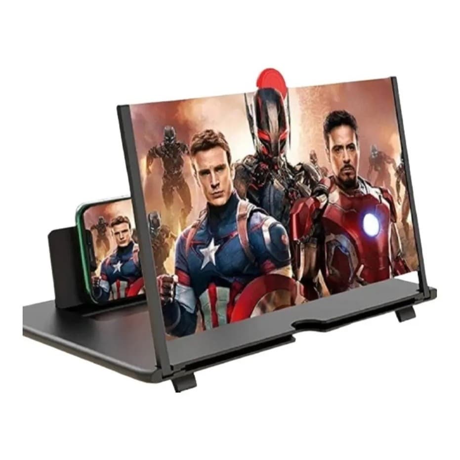 Lente De Aumento 3d Suporte Ampliador Zoom Para Celular