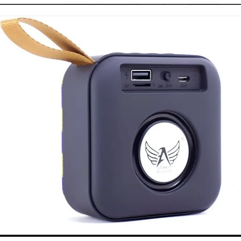 Mini Caixa de Som Bluetooth Portátil Som Potente USB TF Rádio FM Recarregável