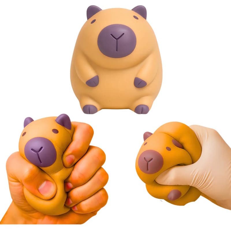 Brinquedo Capivara Squishy Anti Estresse Alívio Bichinho Macio Original | Fidget Toy Apertar