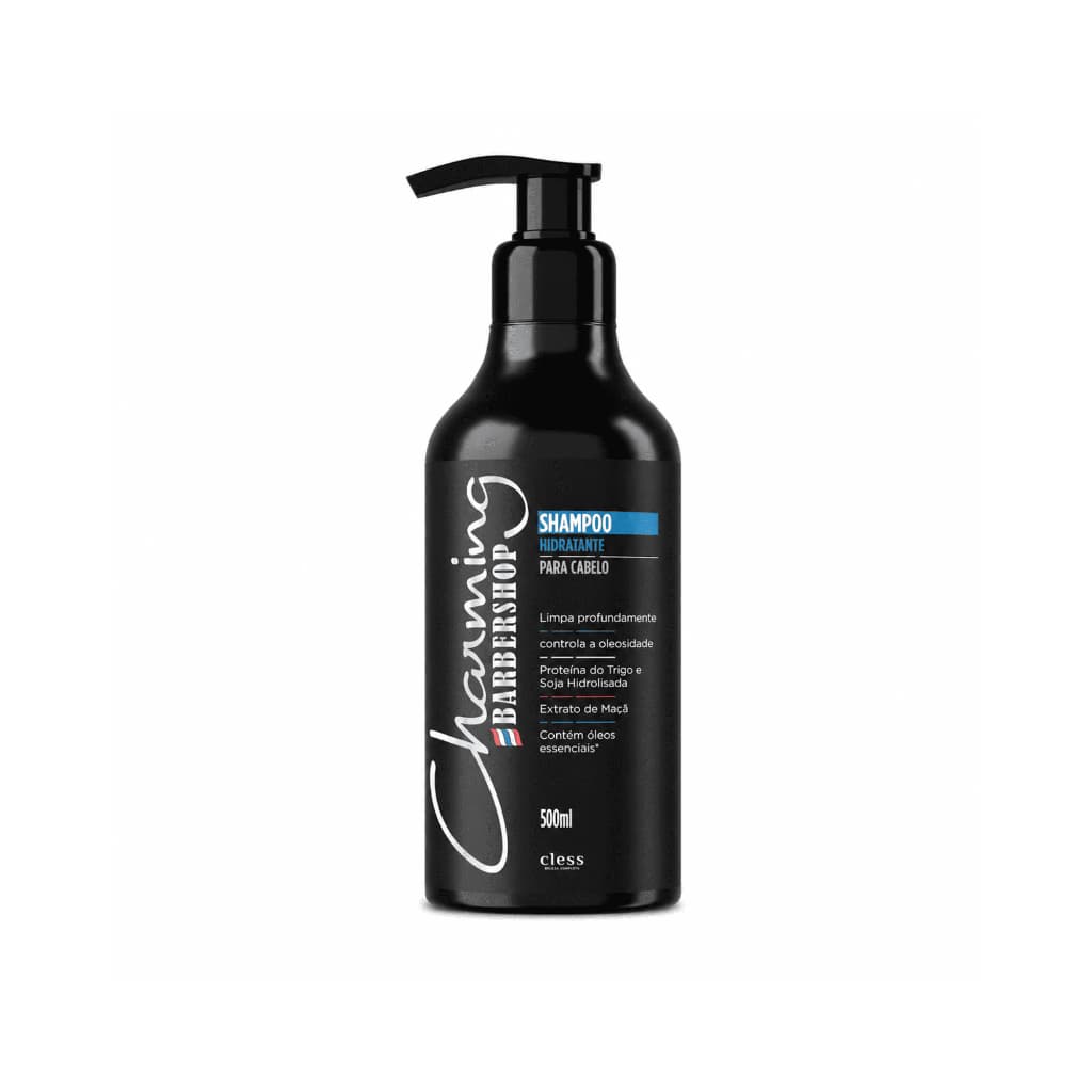 Shampoo Hidratante Charming Barbershop Controle da Oleosidade 500ml