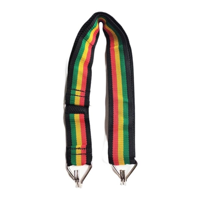 Talabarte 2 Ganchos Profissional Para Percussão Surdo Timbal Ajustável - RASTAFARI
