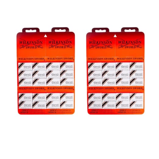 Lâmina De Barbear Gilete Wilkinson Swords Cartelas Gillette Navalha Aço Original 30 ou 60 Unidades