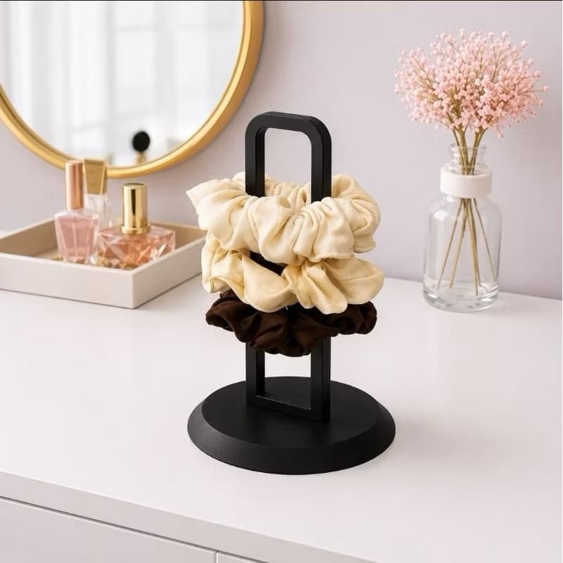 Suporte Porta Xuxinhas Organizador de Elásticos para Cabelo em Impressão 3D | Porta Acessórios