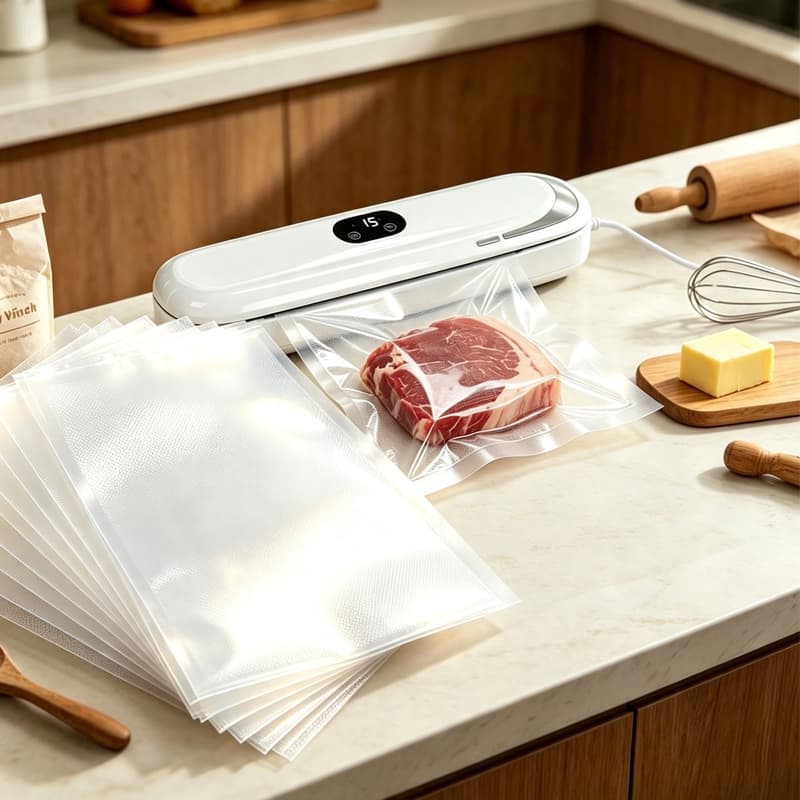 Seladora a Vácuo para Alimentos 110V com 50 Sacos Inclusos