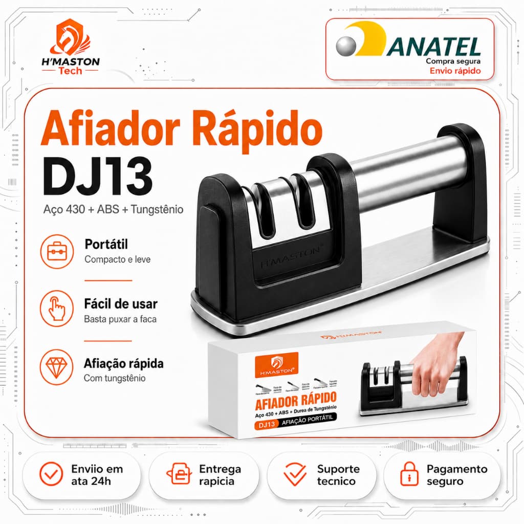 H'Maston Amolador De Faca Afiador De Faca  Afiador De Facas Profissional Amolador De Facas Profissional DJ13