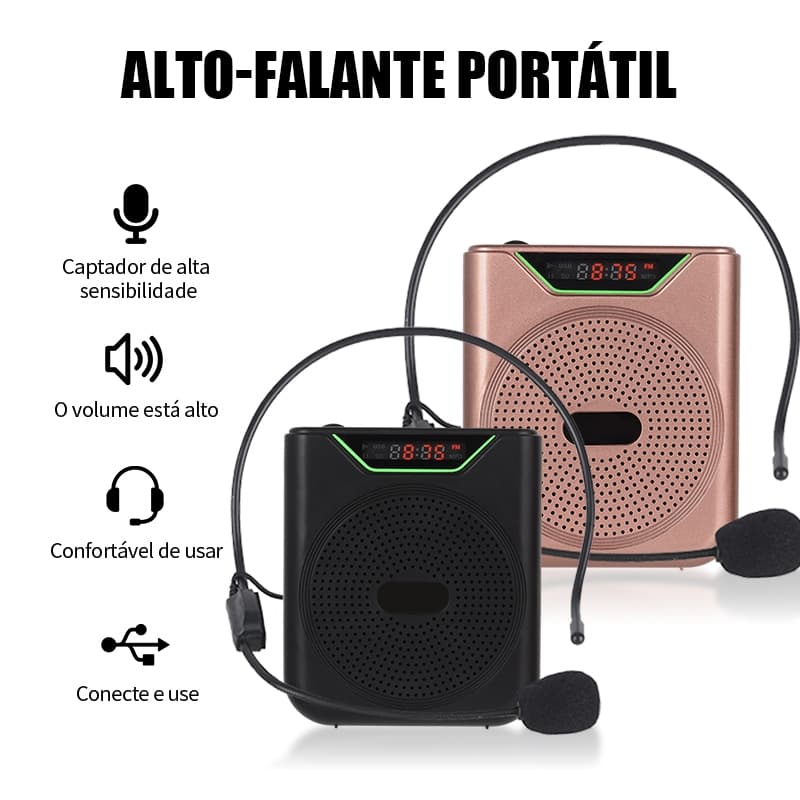 RAYHAYES RN-1 Microfone Headset Com Amplificador de Voz Portátil Para Professores e Palestrantes