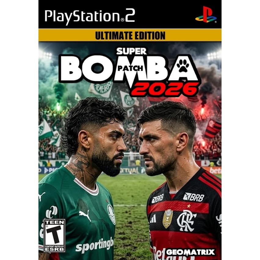 ⚽ Bomba Patch 2026 - Jogo 100% Atualizado - Times Atualizados - Jogo de Futebol - PS2 Desbloqueado