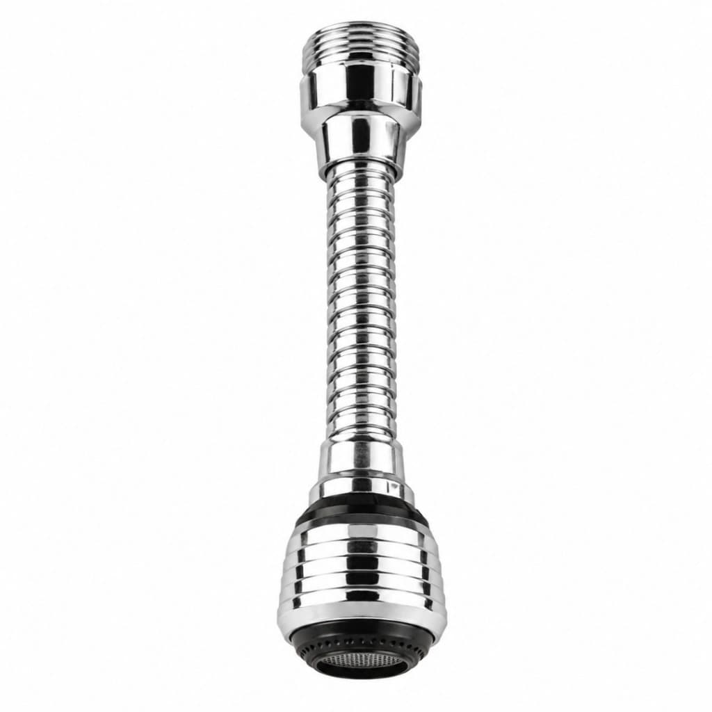 BICO DE TORNEIRA - FÁCIL INSTALAÇÃO  - MATERIAL PLASTICO - TAM: 25CM - COR: CROMADO