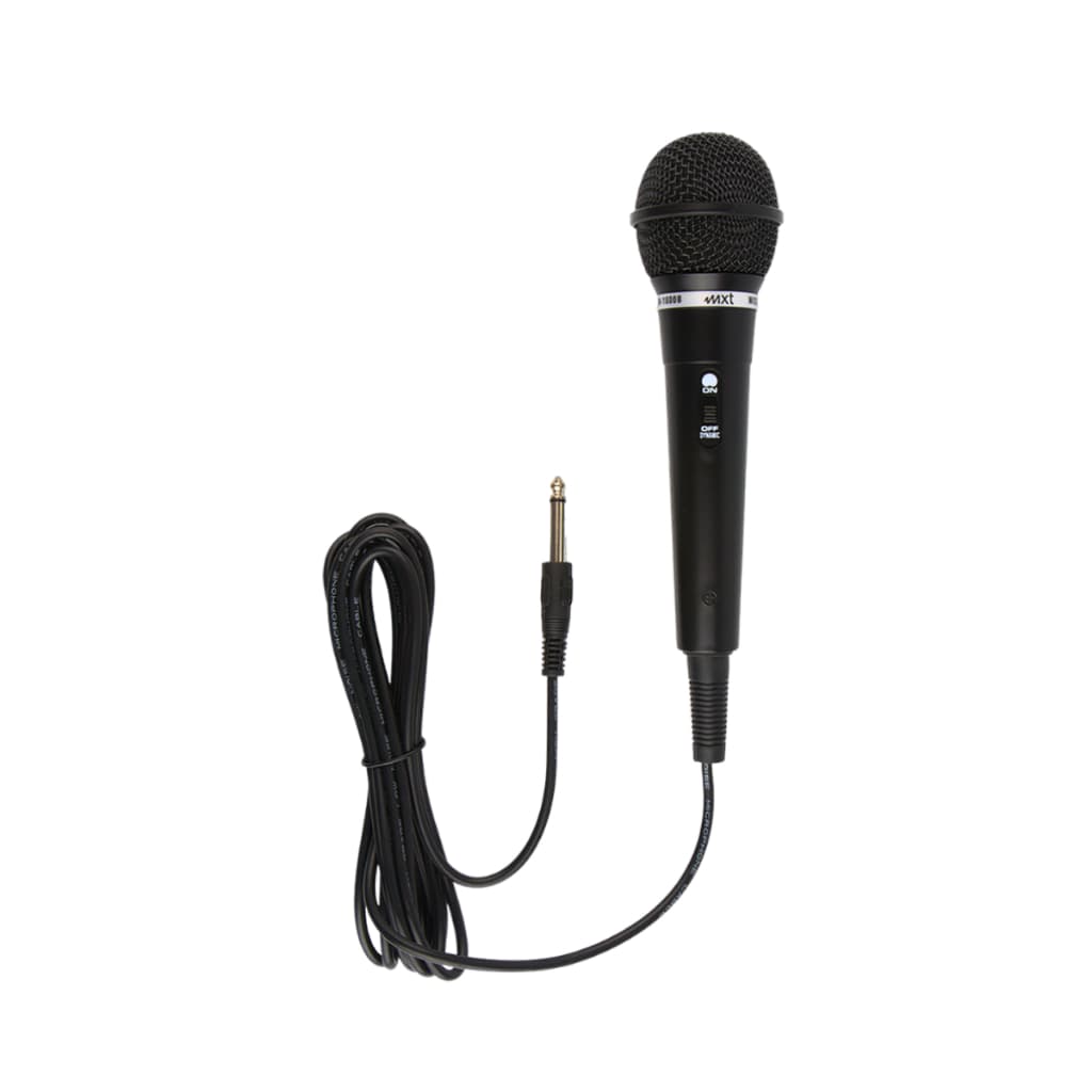 MICROFONE DINÂMICO DE PLASTICO PRETO Microfone para Igreja
