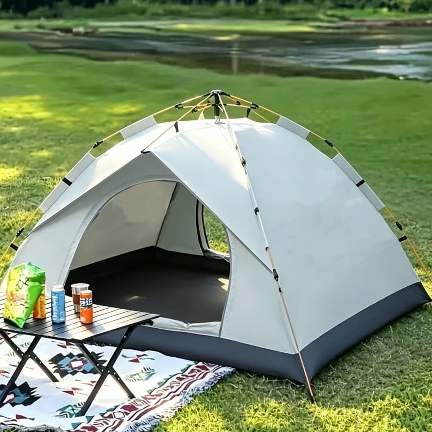 Barraca de Acampamento Automática 3-4 Pessoas - Impermeável, Ideal para Camping e Aventura