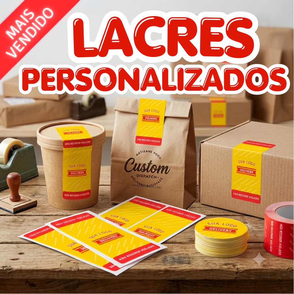 Lacres Adesivos Personalizados