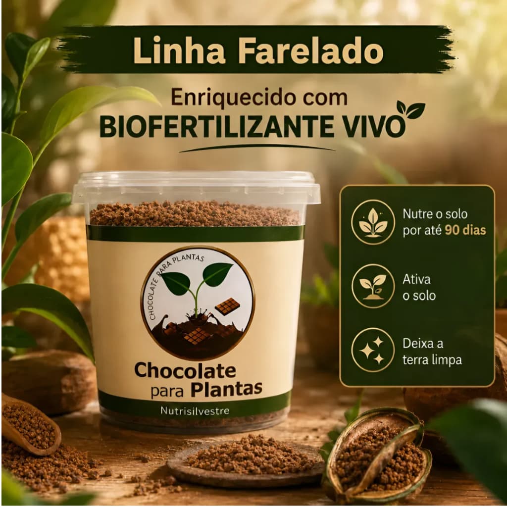 Adubo Aviário Fertilizante Orgânico Natural Farelado 200g