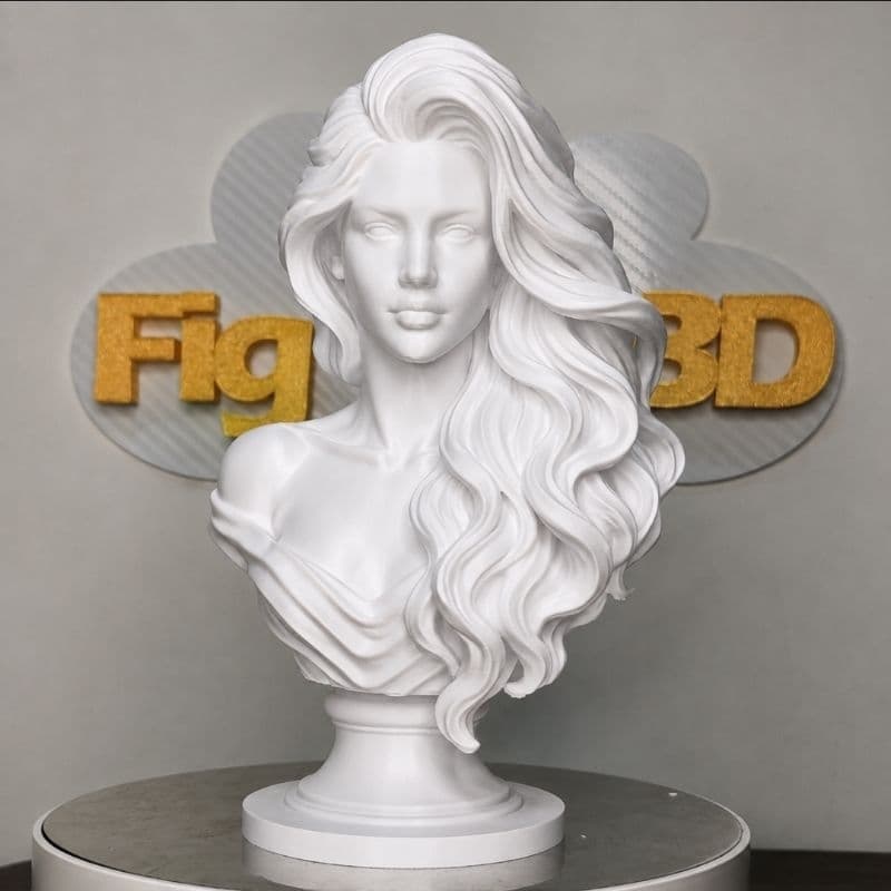 Escultura Decorativa Busto Feminino Para Sala Quarto Escritório Estante Salão Decoração Moderna Elegante Presente